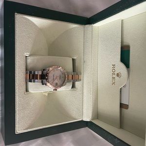 Oyster two tone Rolex watch